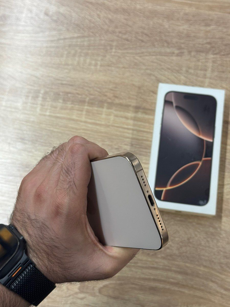 Apple iPhone 16 Pro Max Desert Titanium 256GB/8GB — Smartfonlar, Bakı (6)