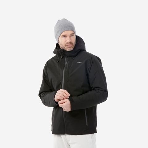 Kişilər üçün xizək və snoubord gödəkcəsi Decathlon JKT 500, qara, ölçü XS — Bakı