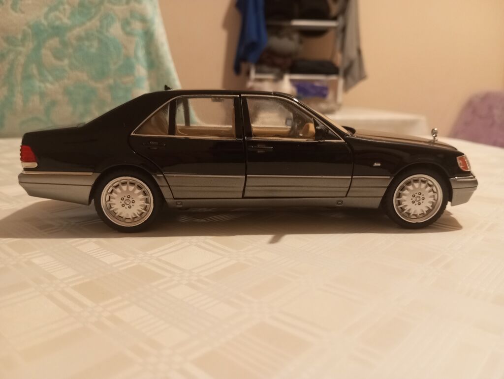 Mercedes-Benz S320 (W140) kolleksiya modeli – detalı yüksək die-cast — Modellar, Xırdalan (4)