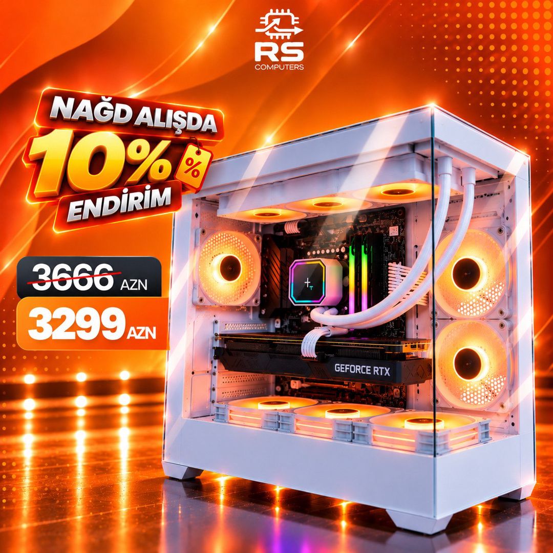 Gamıng PC Ryzen 7 7800X3D + RTX 3080 10GB — Masaüstü kompüterlər, Bakı
