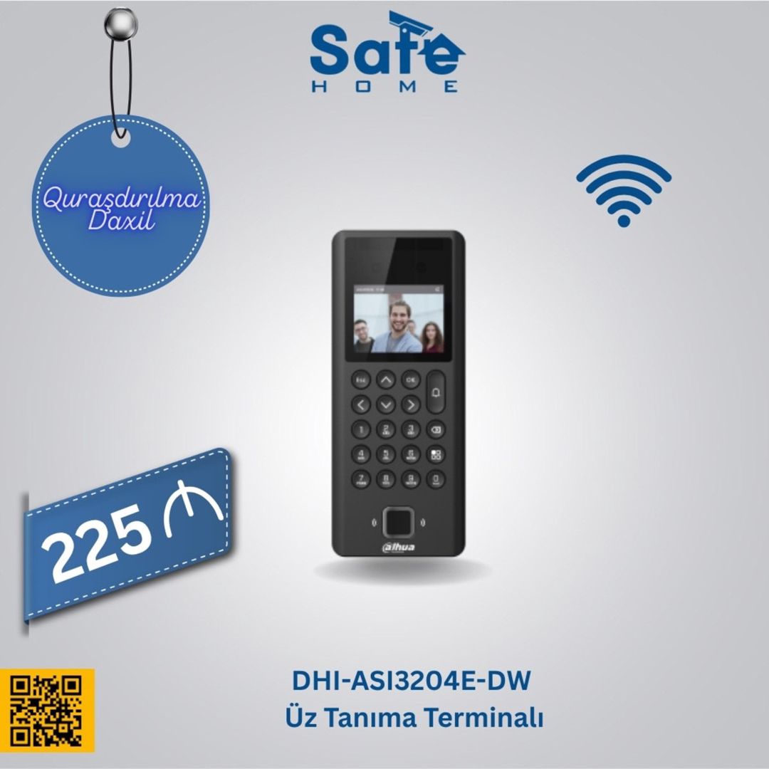 Üz tanıma terminalı DHI-ASI3204E-DW — Ağıllı ev və təhlükəsizlik, Bakı