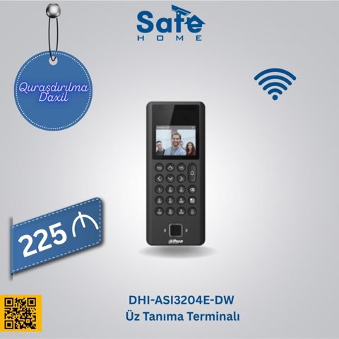 Üz tanıma terminalı DHI-ASI3204E-DW — Bakı