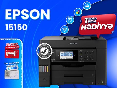 A3 formatlı çox funksiyalı printer "Epson L15150" — Bakı