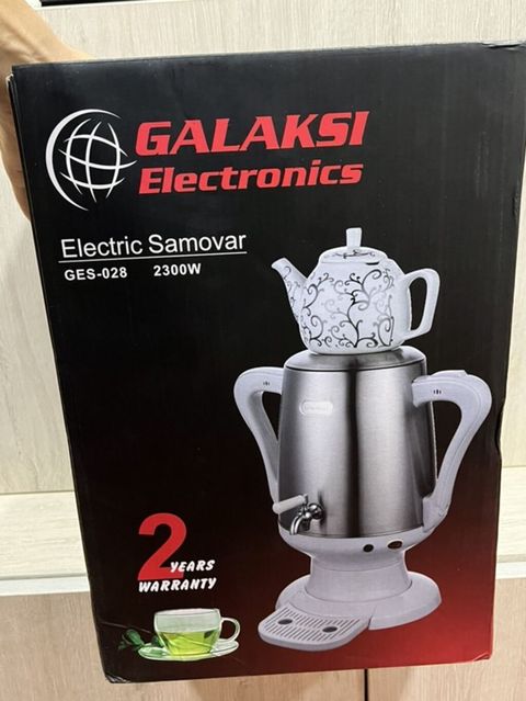 Galaksı Electronics Electric Samovar GES-028 – 2300W - Paslanmayan — Bakı