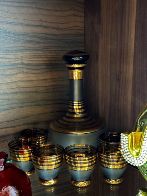 Rəng - Qızılı, Şüşə, 7 — 60 ₼ · Bakı · Süfrə qabı Rəng - Qızılı, Şüşə, 7 — Bakı