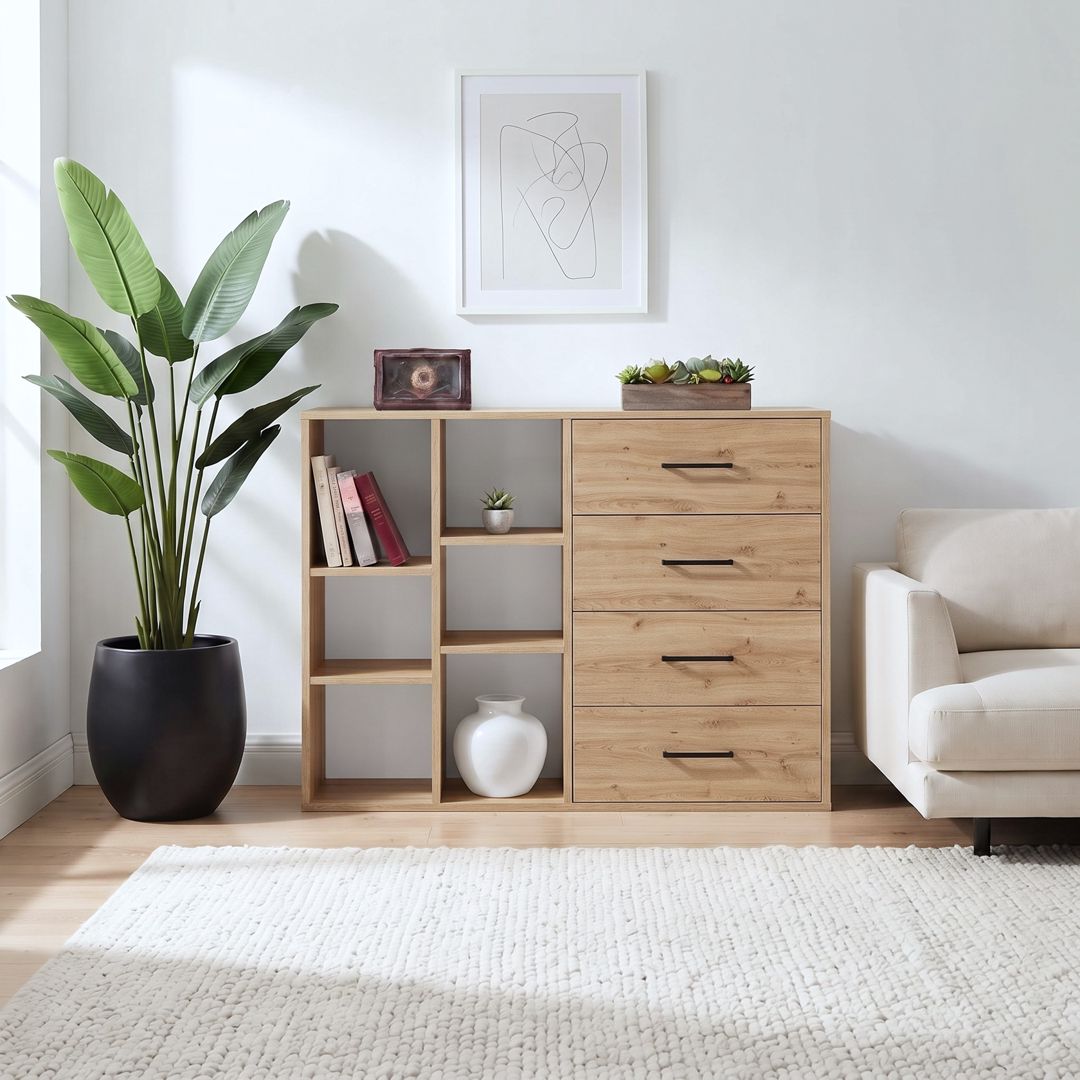 Komod 12594, Ldsp, 120x80x40 sm, votan — Mallar, Bakı