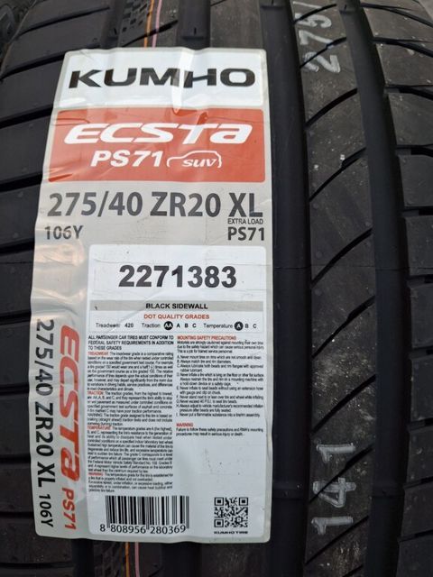 "Kumho" şinləri 275/40 R20 — Bakı