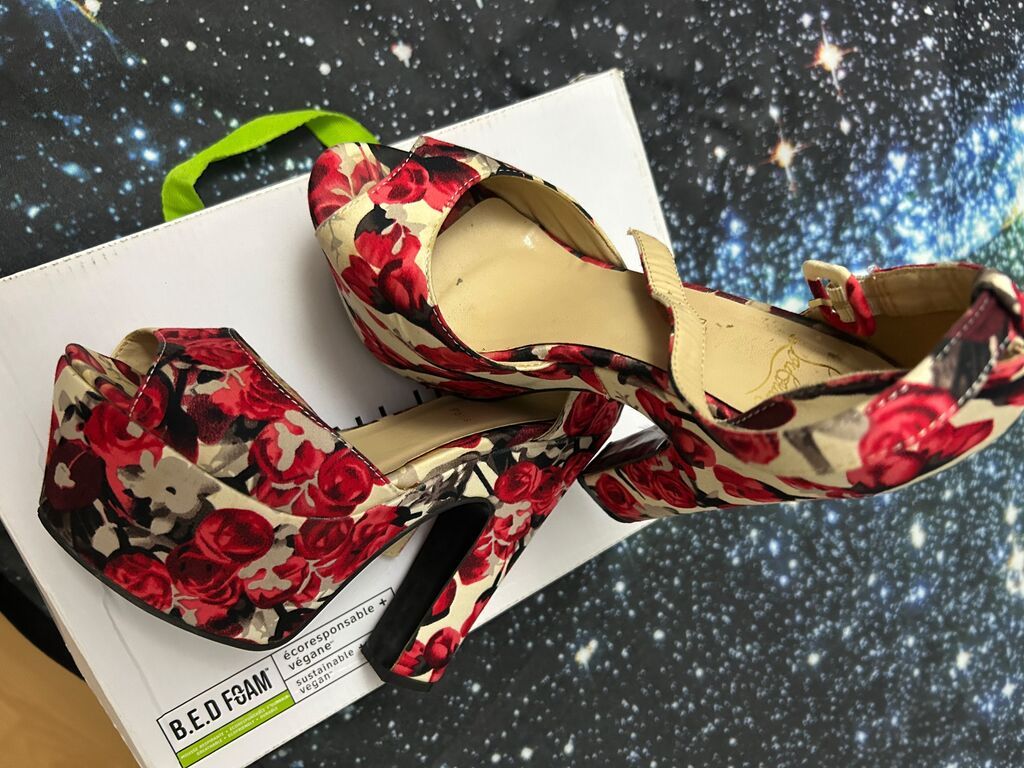 Qadın platforma dabanlı sandaletlər, Fransadan alınıb, 36 razmer — Sandal, Bakı (4)