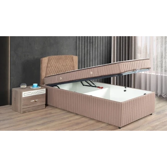 Çarpayı "Optimal" Bazalı W900 Perso-12 / Boz - 960 x 1100 — Mebel, Bakı (2)