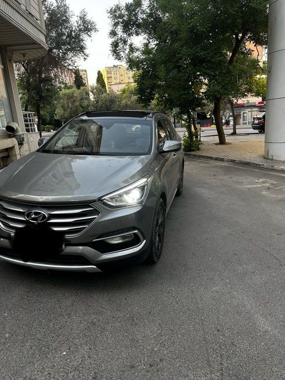 Hyundai Santa Fe, 2.0 L, 2017 il, 160 934 km — Avtomobillər, Bakı (3)