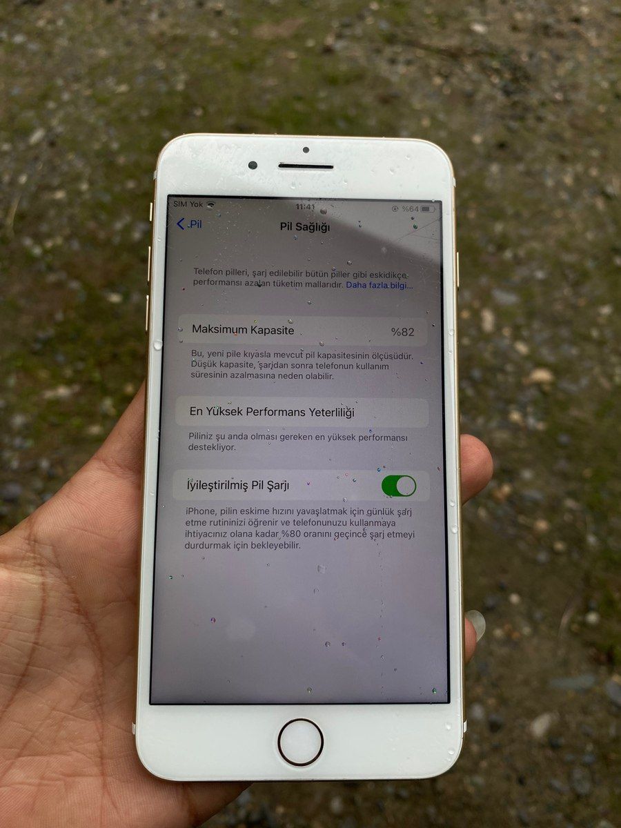 Apple iPhone 7 Plus Silver 128GB — Smartfonlar, Bərdə (4)