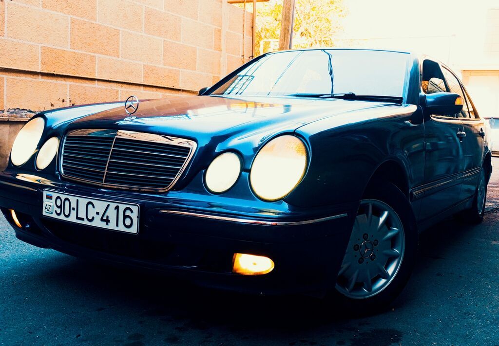Mercedes-Benz E-Class: 2.2 l 2000 il Sedan 90-LC-416 — Avtomobillər, Xırdalan (4)