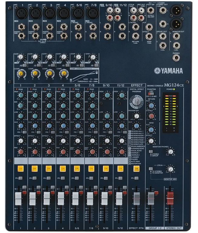 Mikşer pultu "Yamaha MG124CX" — Musiqiə alətləri, Bakı (2)