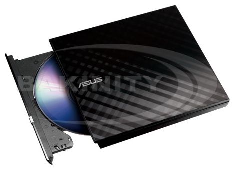 External DVD Asus 08D2S-U Lıte Black — Xarici optik sürücülər, Bakı (2)