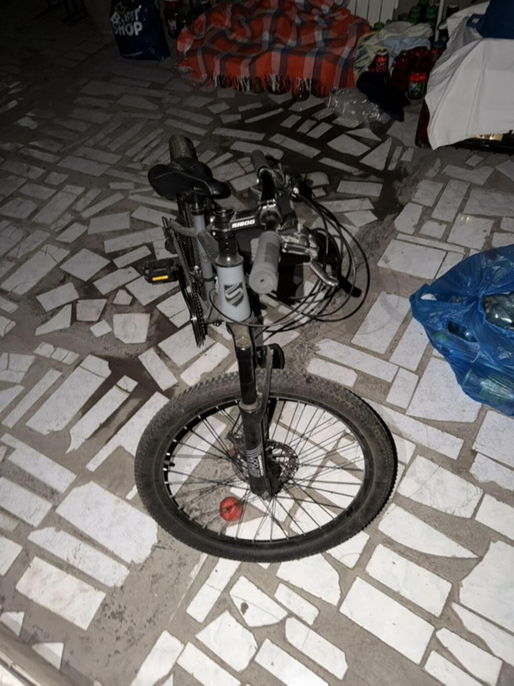 Dağ velosipedi – 24 təkər, disklə əyləc, amortizatorlu ön çəngəl — Dağ velosipedləri, Bakı (4)