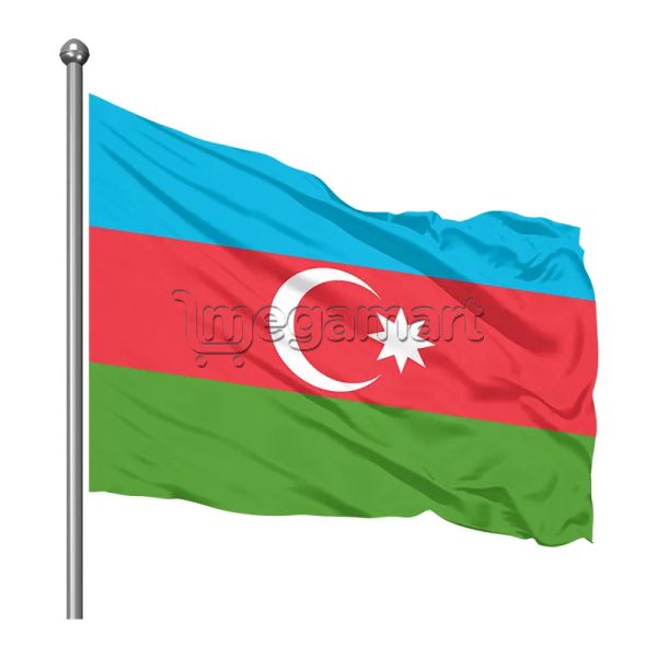 Azərbaycan bayrağı 100smx200sm — Bayram dekoru və aksesuarları, Bakı