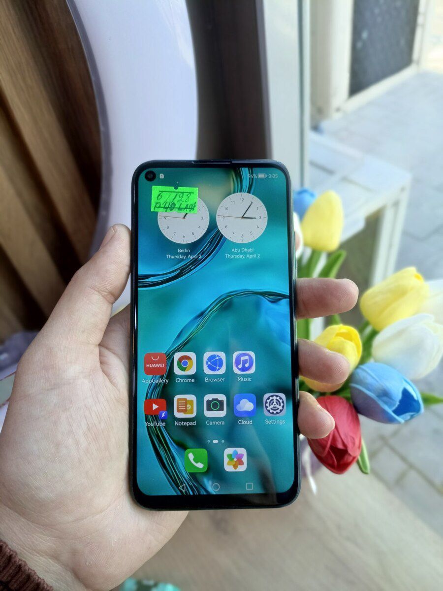 Huawei P40 Lite Emerald Green 128GB/6GB — Smartfonlar, Bakı (4)