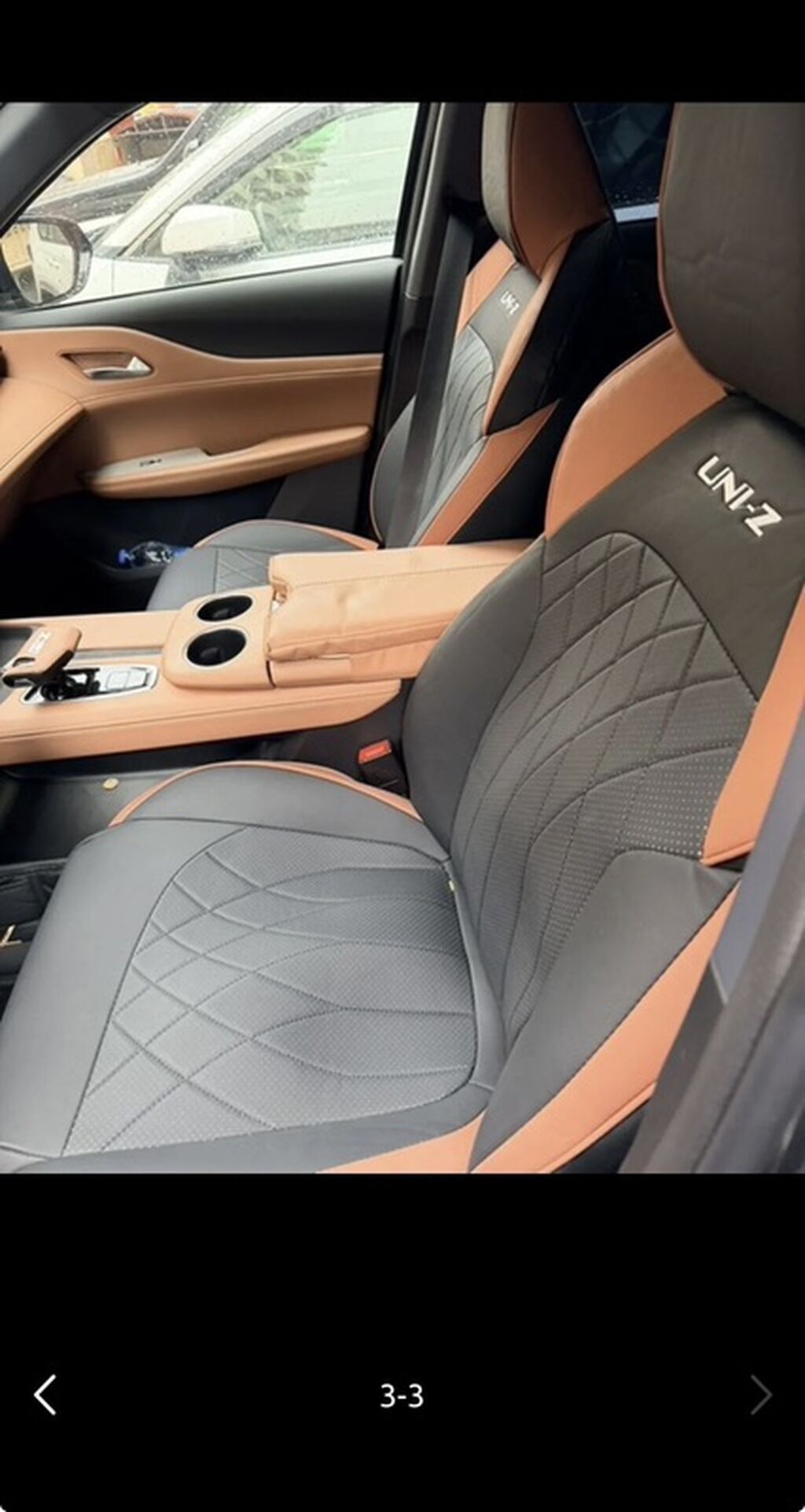 Changan Unı-z modeli üçün xüsusi tikilmiş, yüksək keyfiyyətli eko-dəri — Salon çəkiləri, Bakı (2)