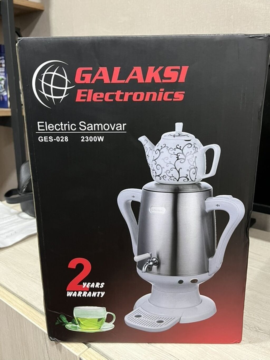 Galaksı Electronics Electric Samovar GES-028 – 2300W - Paslanmayan — Samovarlar, Bakı (3)