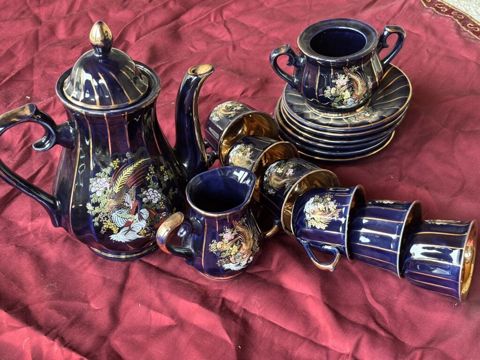 Çay dəsti, rəng - Göy, Farfor, 6 nəfərlik — 50 ₼ · Digah · Süfrə qabı Çay dəsti, rəng - Göy, Farfor, 6 nəfərlik — Digah