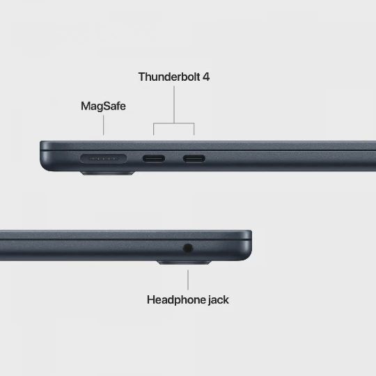 Notbuk Apple AIR 13.6" M4 16/256GB Black — Apple Macbook, Bakı (5)