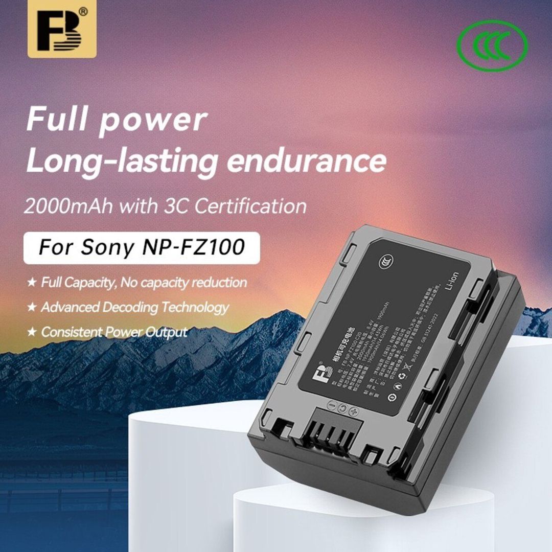 Sony Fengbiao NP-FZ100üçün batareya — Foto və video texnikası, Bakı (3)