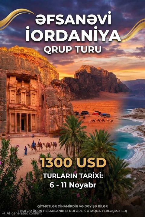 İordaniya turu — Bakı