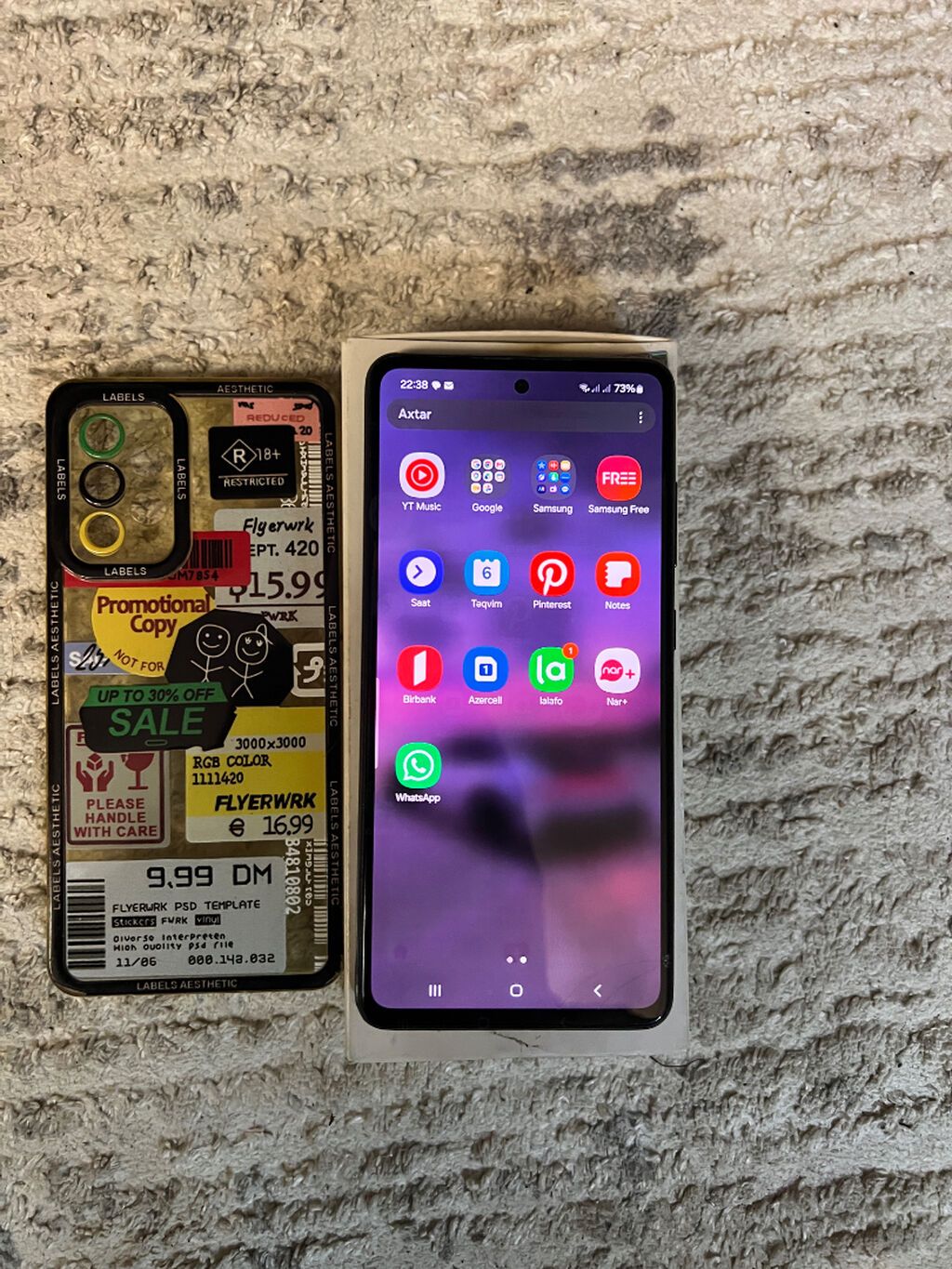 Samsung Galaxy A52, 128 GB, rəng - Qara, Sensor, Face ID — Samsung, Bakı (4)