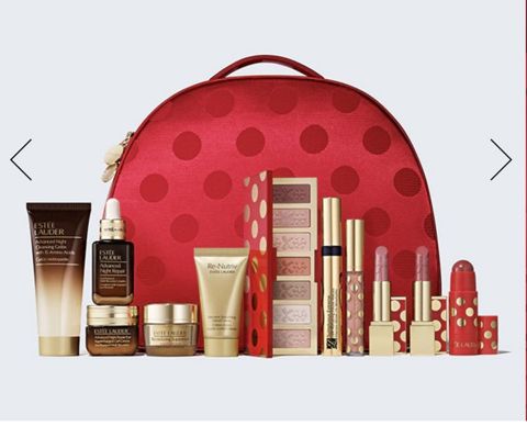 Üz və bədənə qulluq dəsti Estee Lauder 12-Piece Holiday Blockbuster 9 Full-Size Favorites (Əl kremi, 30 ml + üz üçün gel 75 ml + üz üçün zərdab 30 ml + göz ətrafı dəri üçün krem 15 ml + üz üçün krem 3 — Bakı