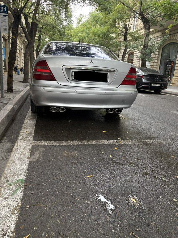 Mercedes S 320, 3.2 L, 2001 il, 310 000 km — Avtomobillər, Bakı (3)