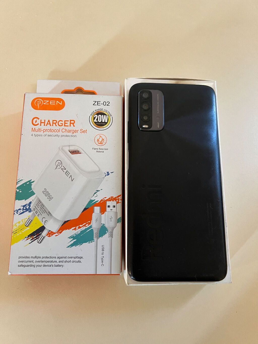 Redmi 9T, 128 GB, rəng - Qara, Face ID — Xiaomi, Bakı (5)