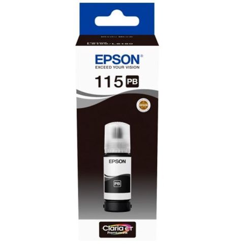 Epson 115 Photo BK (C13T07D14A) – Photo Black orijinal EcoTank — Bakı