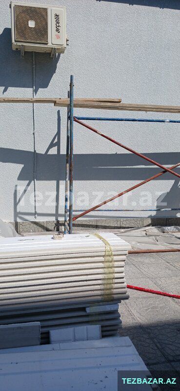 Fasad tarcofka asdar boya isleri — Fasad işləri, Bakı (3)