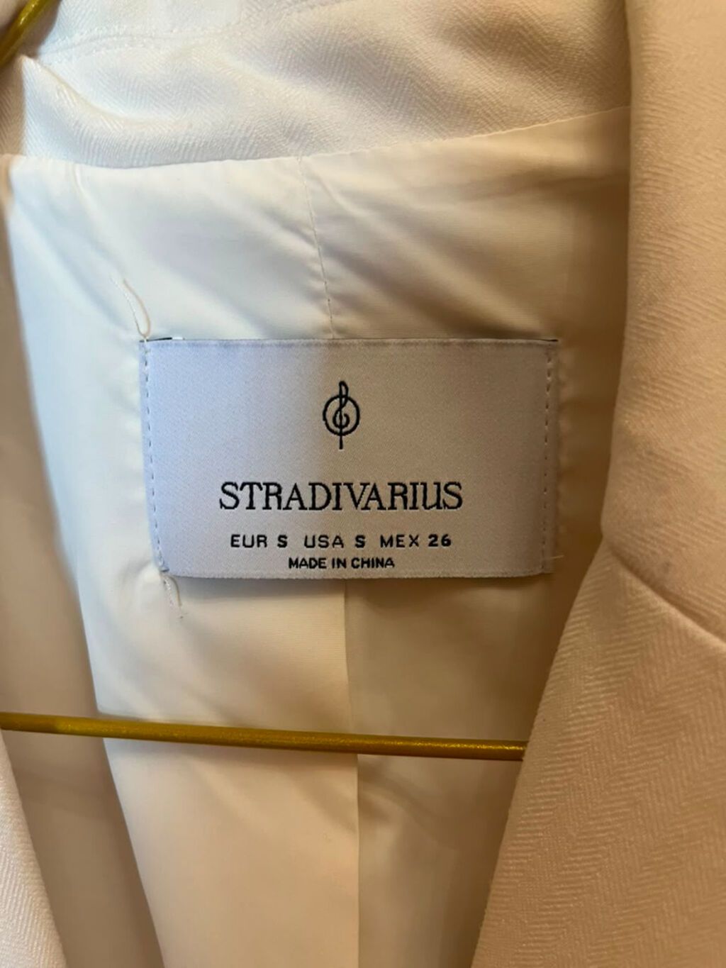 Stradivarius qadın blezeri - Rəng: krem/ivori - Ölçü: S (EUR S / USA — Caketi, Bakı (4)