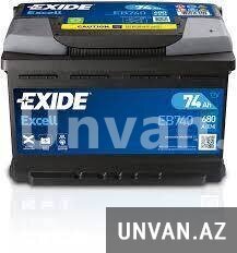 exide 74 anper akkumulyator — Bakı