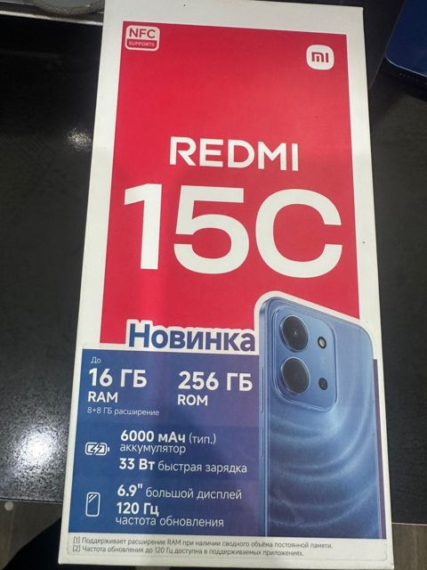Xiaomi Redmi 15C Midnight Black 256GB/8GB — Bakı