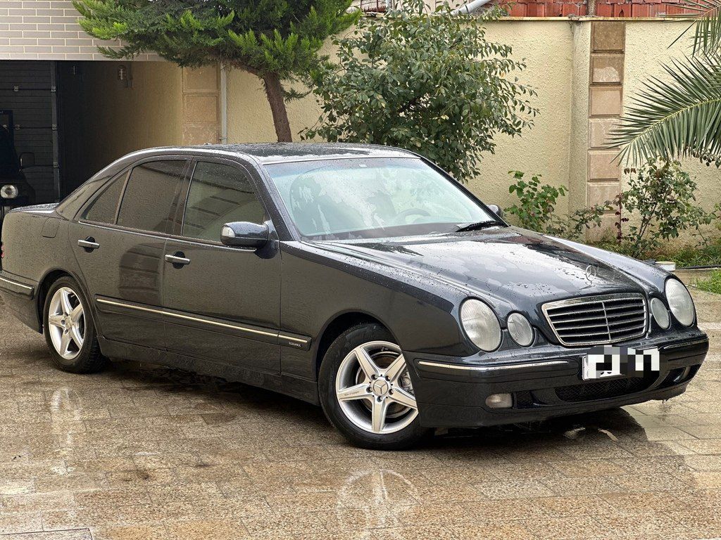 Mercedes E 220, 2.2 L, 2000 il, 357 000 km — Avtomobillər, Bakı (9)