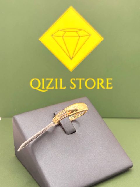 Üzük qadınlar üçün 0106 qızıl 585 əyar, ölçü 17.5 — Bakı