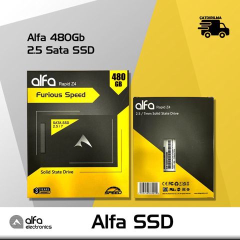 SSD "Alfa 480GB 2.5 Sata" — Bakı
