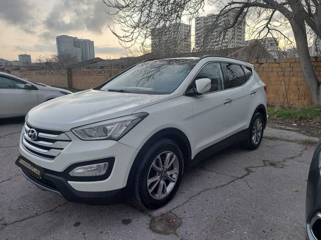Hyundai Santa Fe, 2.4 L, 2013 il, 166 000 km — Avtomobillər, Bakı (8)