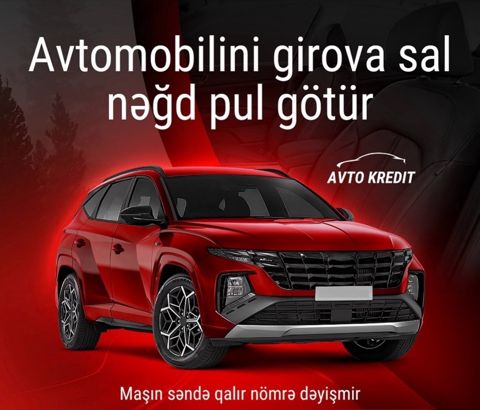 Avtomobil krediti — 4 500 ₼ · Bakı · Digər Avtomobil krediti — Bakı