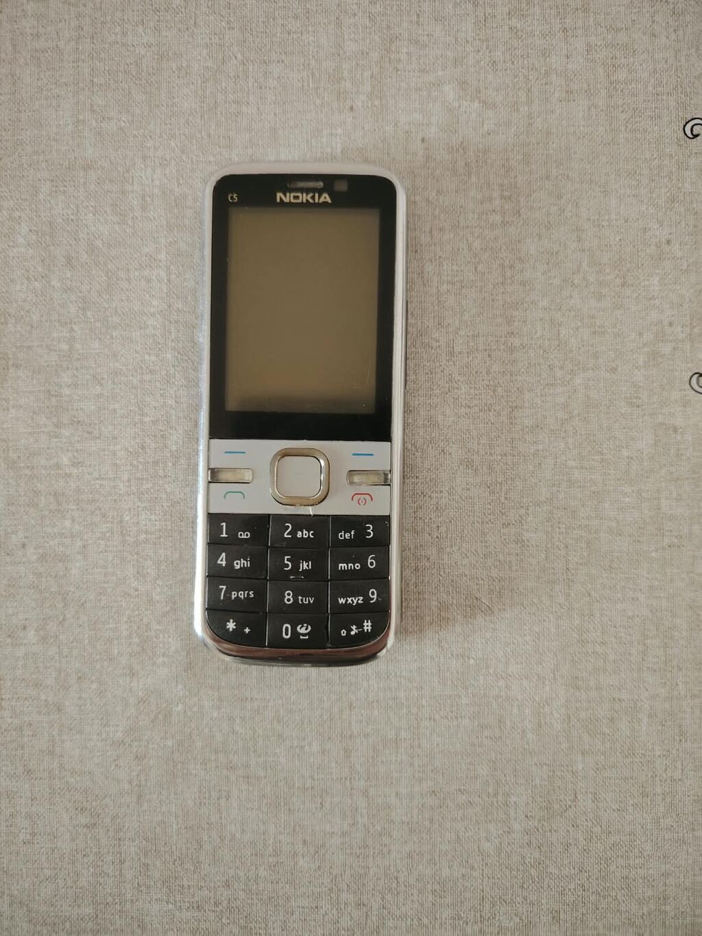 Nokia C5, 2 GB Memory Capacity, rəng - Qara, Düyməli — Nokia, Bakı (2)
