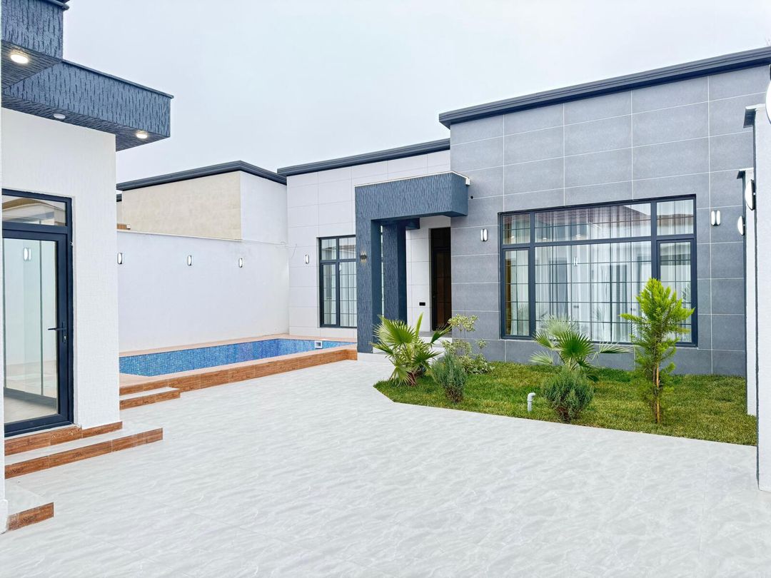 Satılır 4 otaqlı həyət evi/bağ evi 160 m² — Ev, villa, Bakı (2)