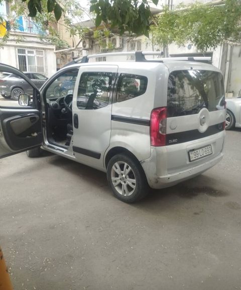 Fiat Qubo, gümüşü rəng, 5 qapı (yan sürüşkən qapı), universallıq üçün — Digah