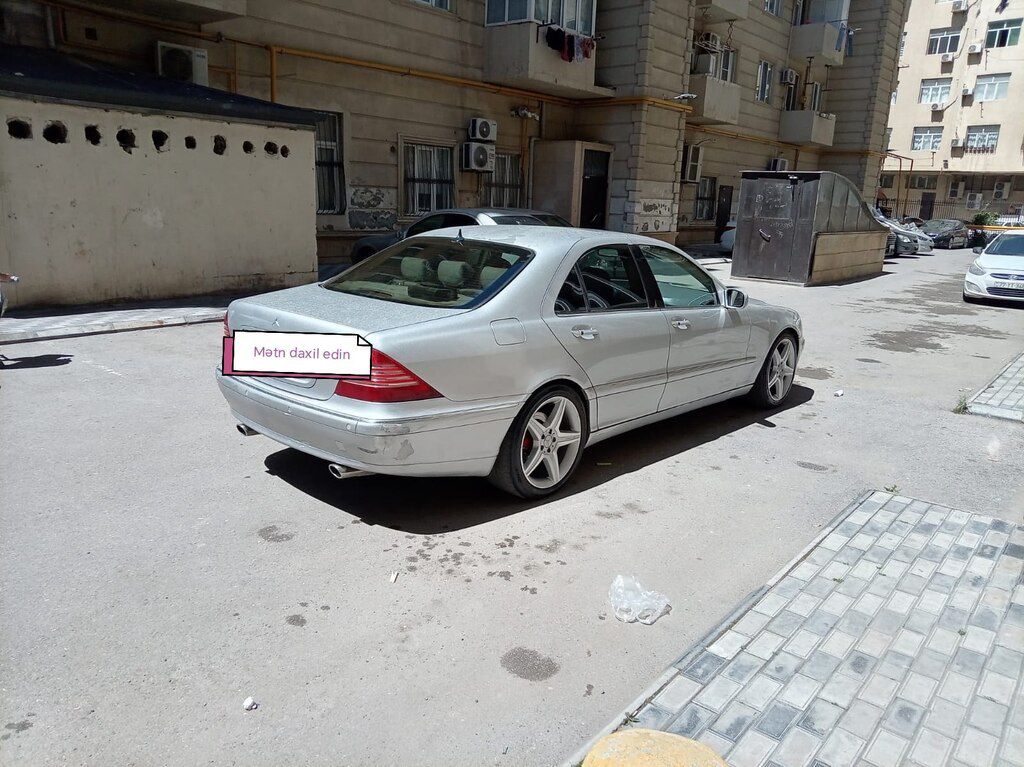 Mercedes S 320, 3.2 L, 2002 il, 415 000 km — Avtomobillər, Xırdalan (2)