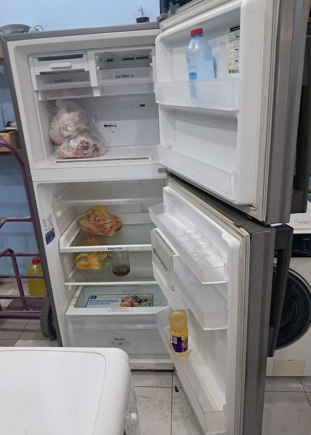 Samsung No Frost iki qapılı soyuducu - Rəng: paslanmayan polad (inox) — Soyuducular, Bakı (2)