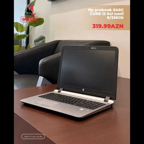 HP ProBook 640 G1 – biznes sinif noutbuk Gündəlik işlər, təhsil və — Bakı