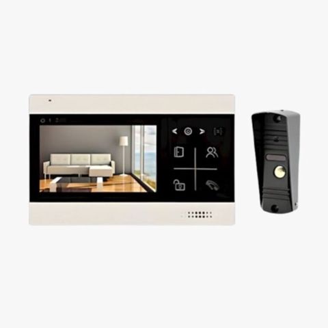Hermax HR-LN-04 Black + HE-ST-60P 4.3" TFT Ekranlı Video Domofon Dəsti — Bakı