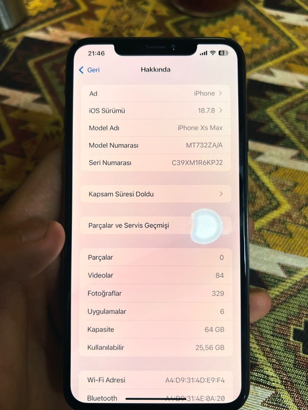 IPhone Xs Max, 64 GB, Qızılı — Apple iPhone, Bakı