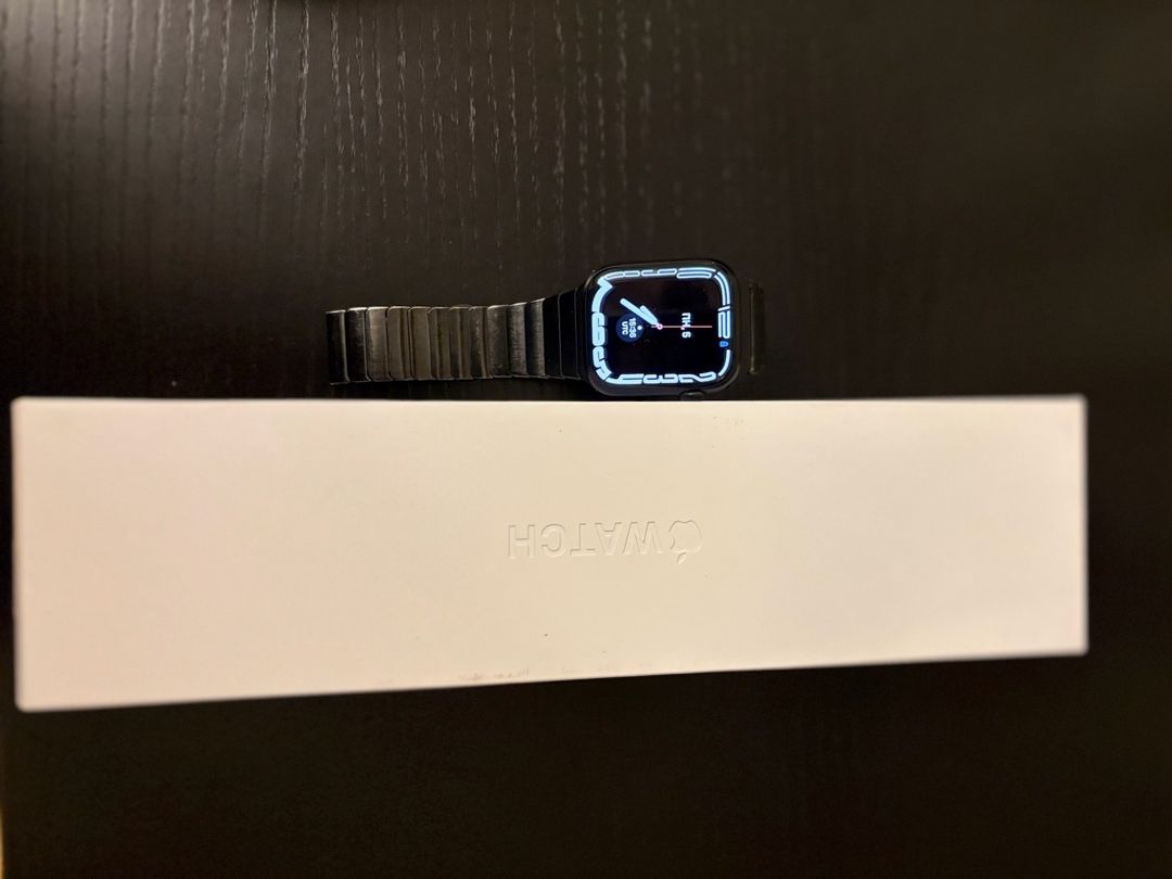 Apple Watch Series 7 Aluminum Midnight 45mm — Ağıllı saatlar və biləkliklər, Bakı (2)